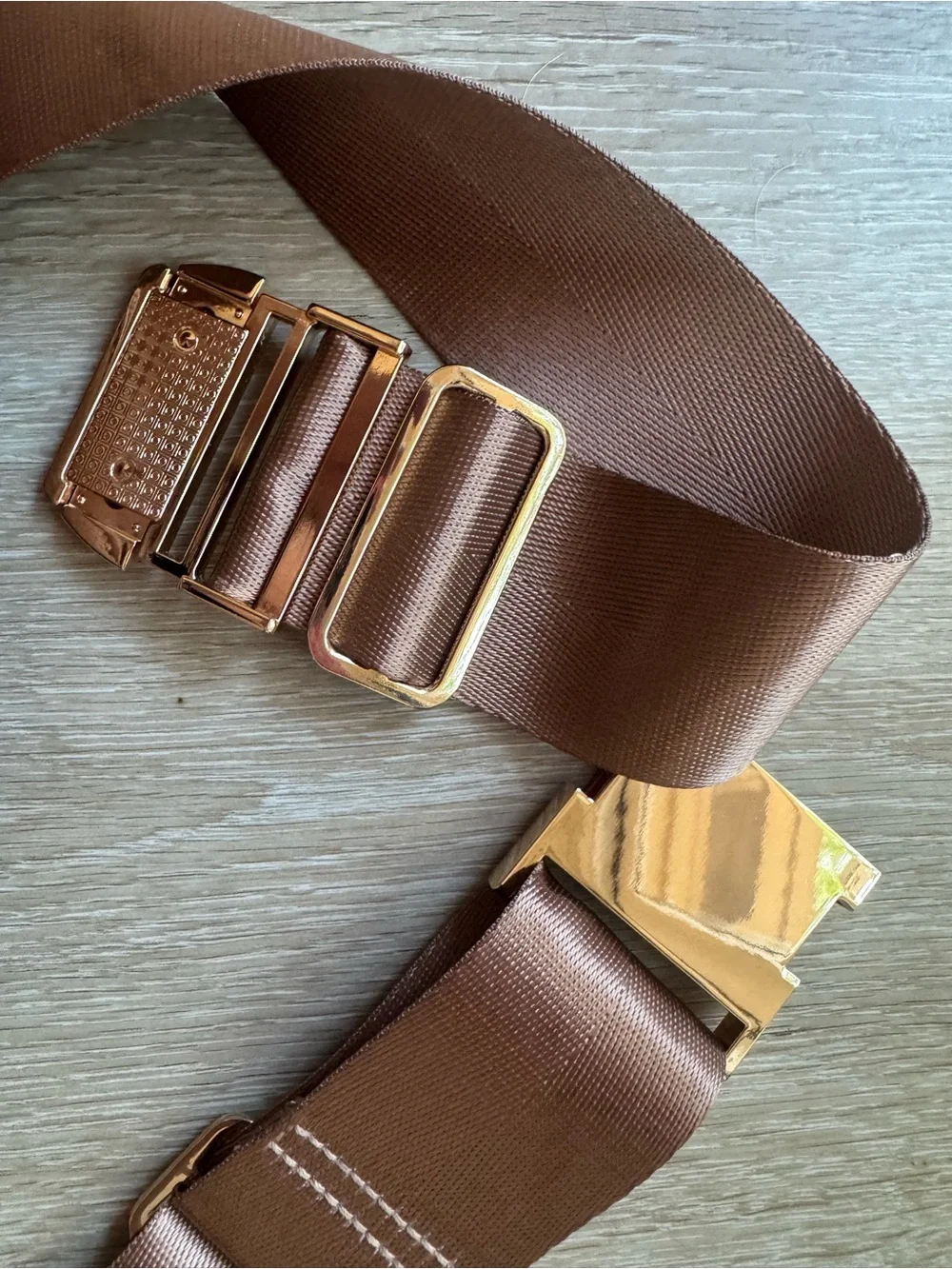 Ayla & Co Brown Leather Crossbody Belt Bag
